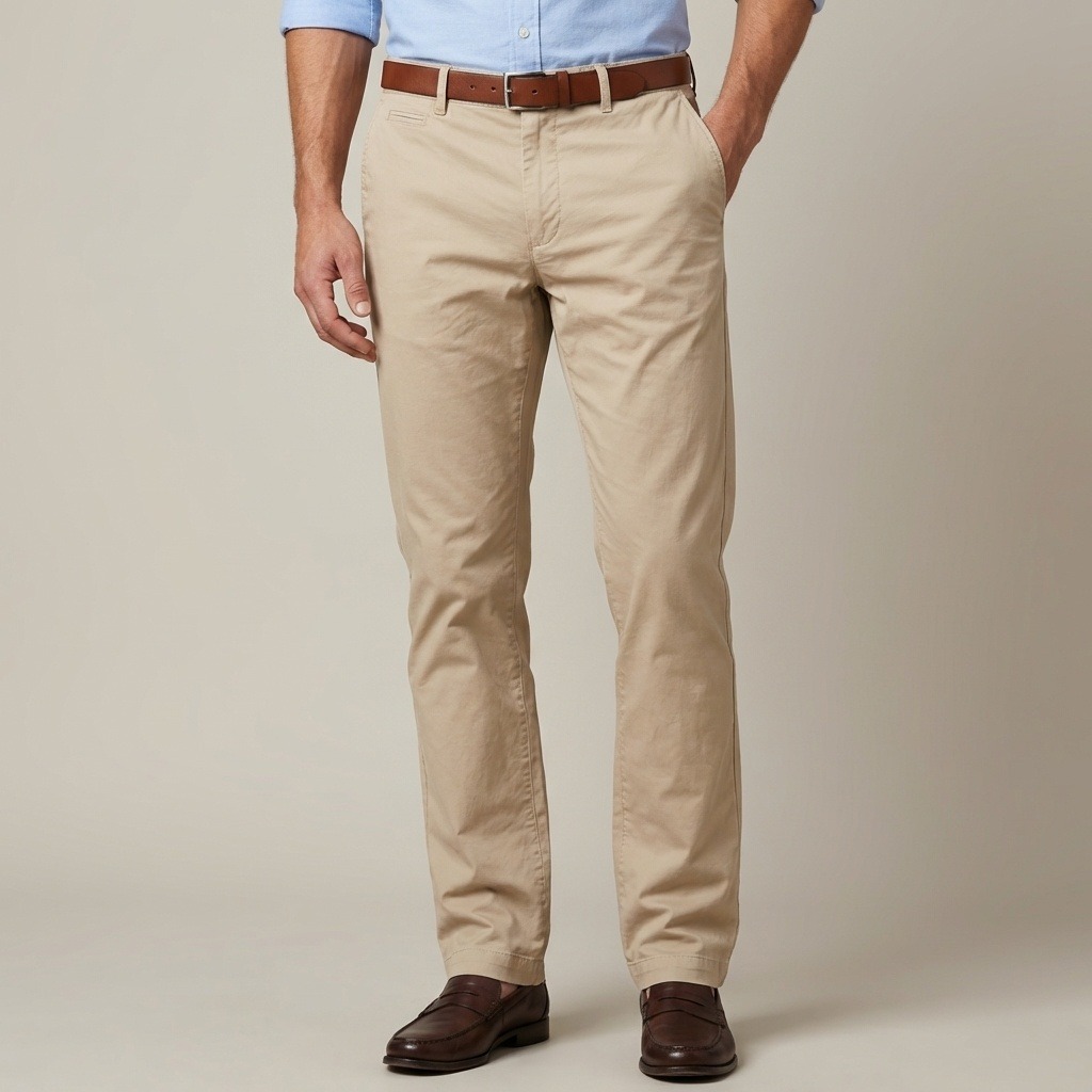 Lacoste Mens Slim Fit Chino Pants Macaroon Beige Cotton Stretch Hh2739 Us 33 New